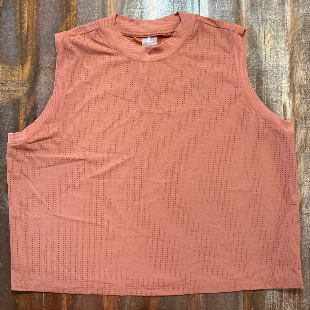 CALIA by Carrie Underwood Women’s Size XXL Open Mesh Mock Neck Tank Top NWT